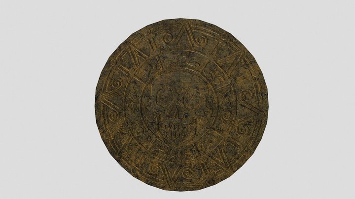 Pirate Coin 3D Model