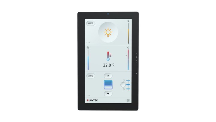 LPAD-7 Touch Panel - Black Front and White Skin 3D Model