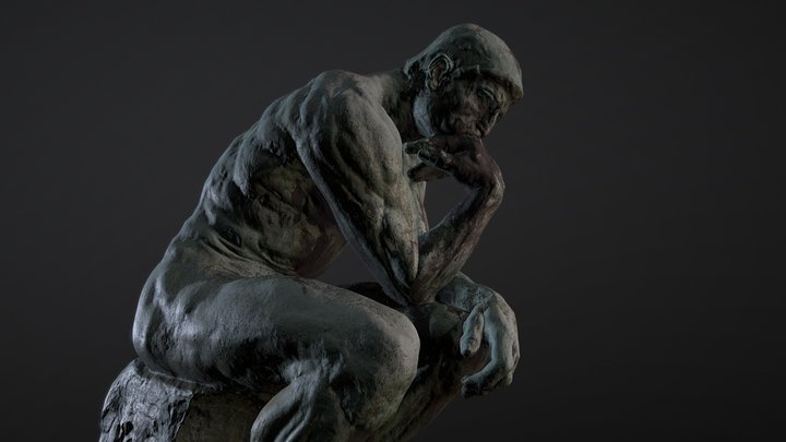 The Thinker by Auguste Rodin 3D Model