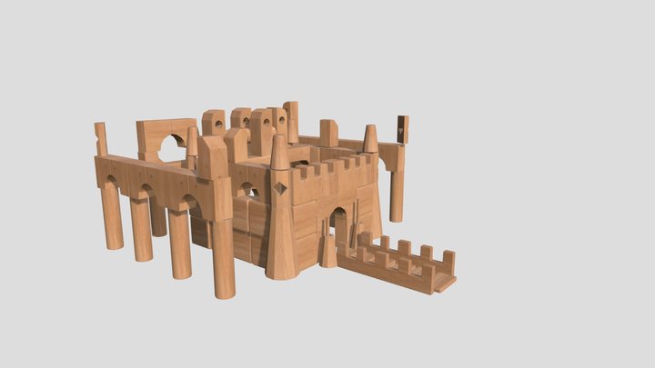 wk8_castle 3D Model
