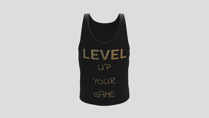 Tank Top Gym Dec Low 3D Model