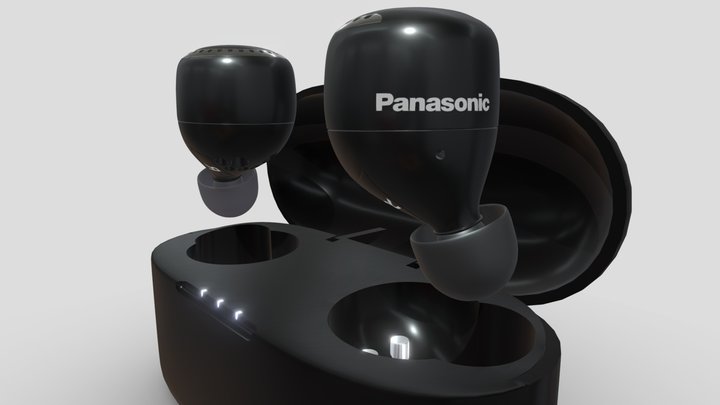 Panasonic In Ear RZ-S500 - 3D Modelo PureglasS 3D Model