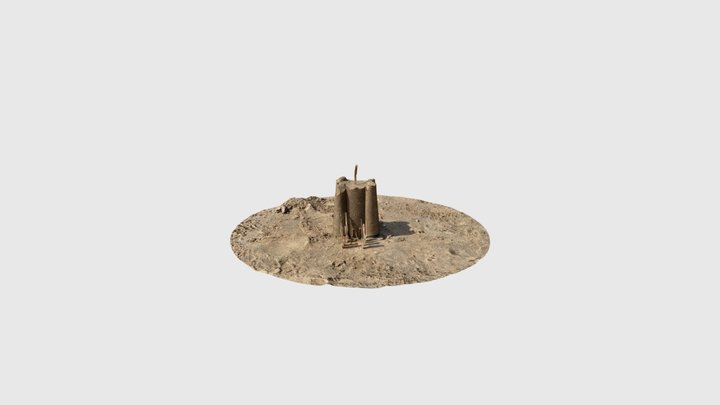 Sand castle 3D Model