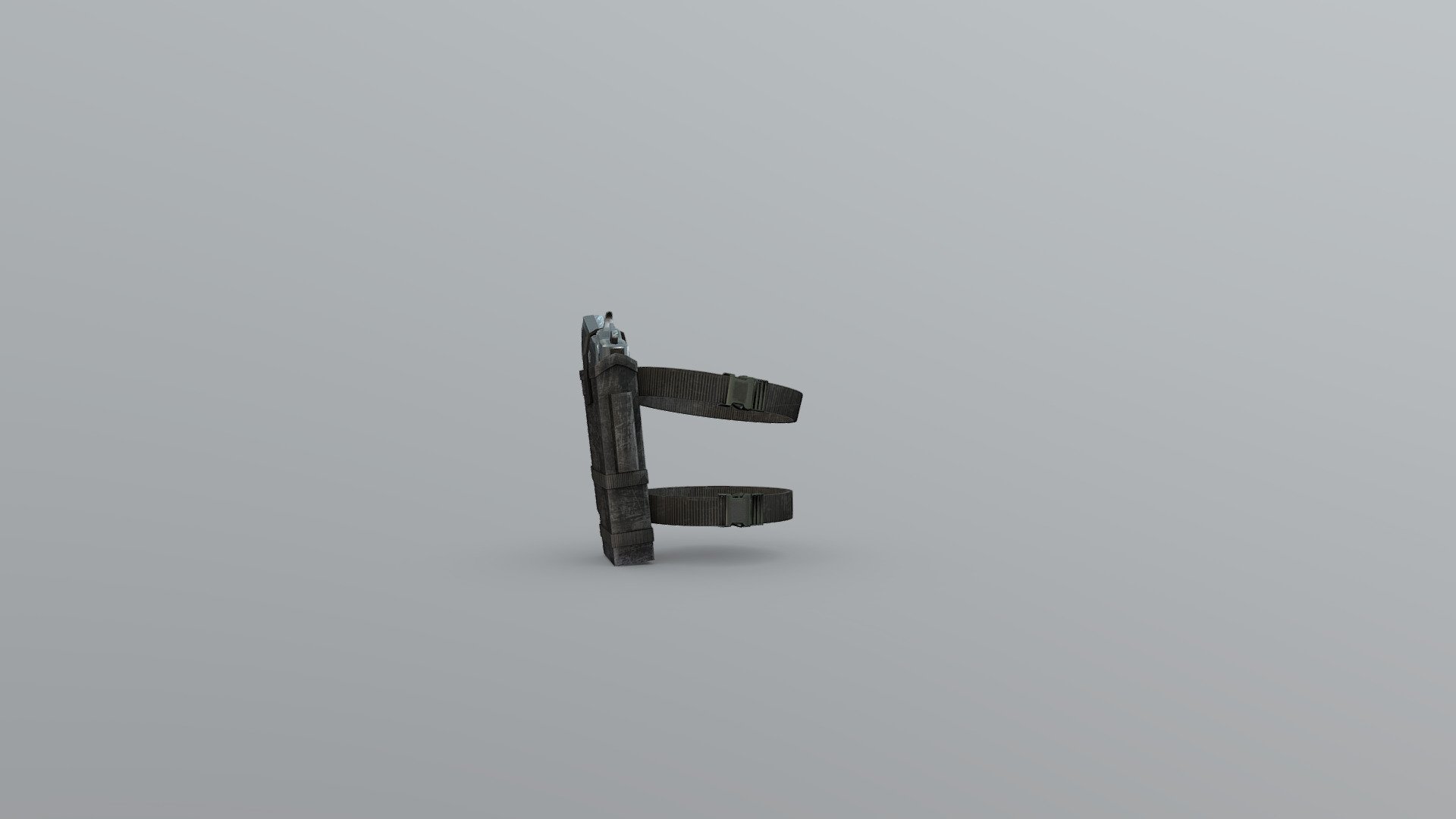 Leg Gun Holster - Buy Royalty Free 3D model by 3dia [08a820b