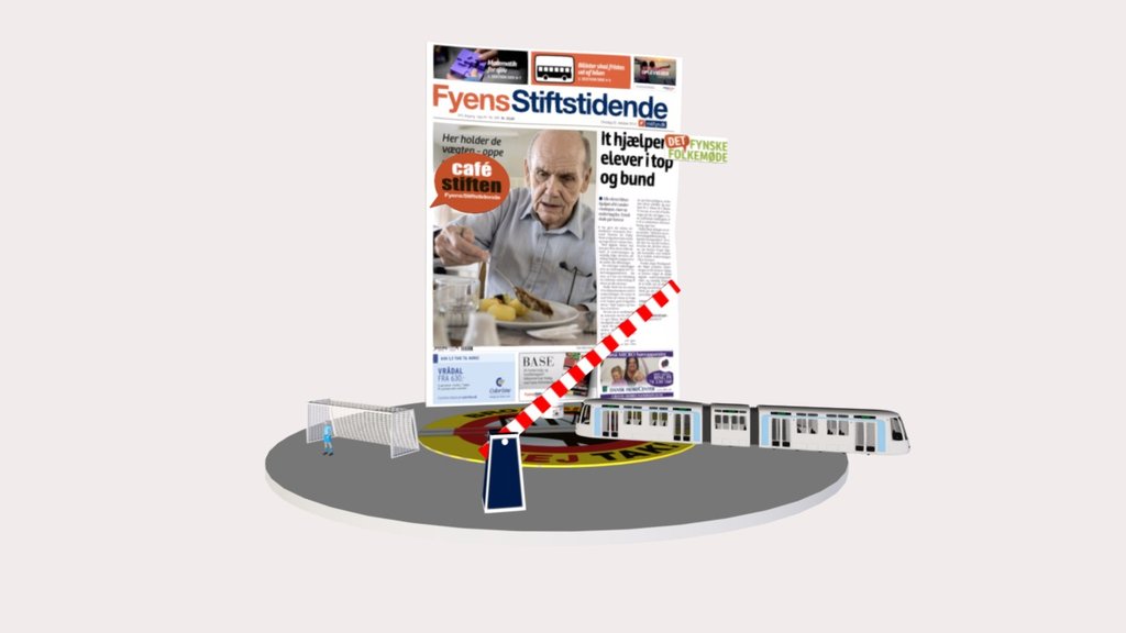 Fyens Stiftstidende - 3D model by JFM P/S (@jfm3d) [08a8241] - Sketchfab