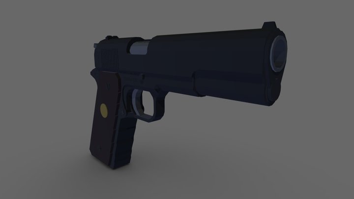 Colt 1911 Series'70s 3D Model