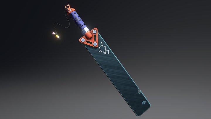 Graphene Blade 3D Model