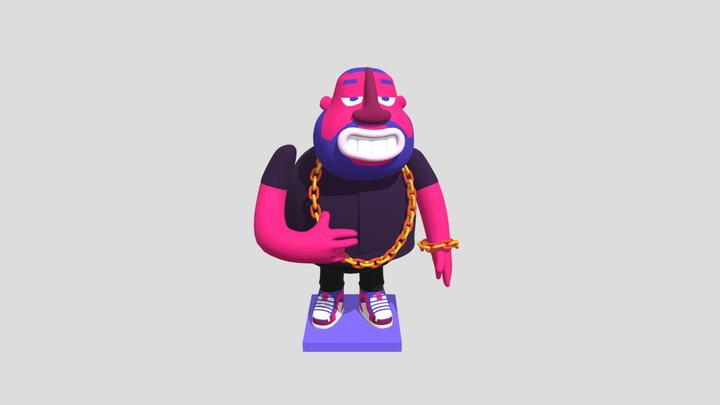 Killer Mike Plush Statue from "Art the Jewels" 3D Model