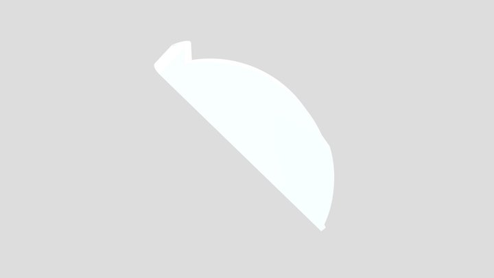 Bough Pot - Left Handle Positive 3D Model