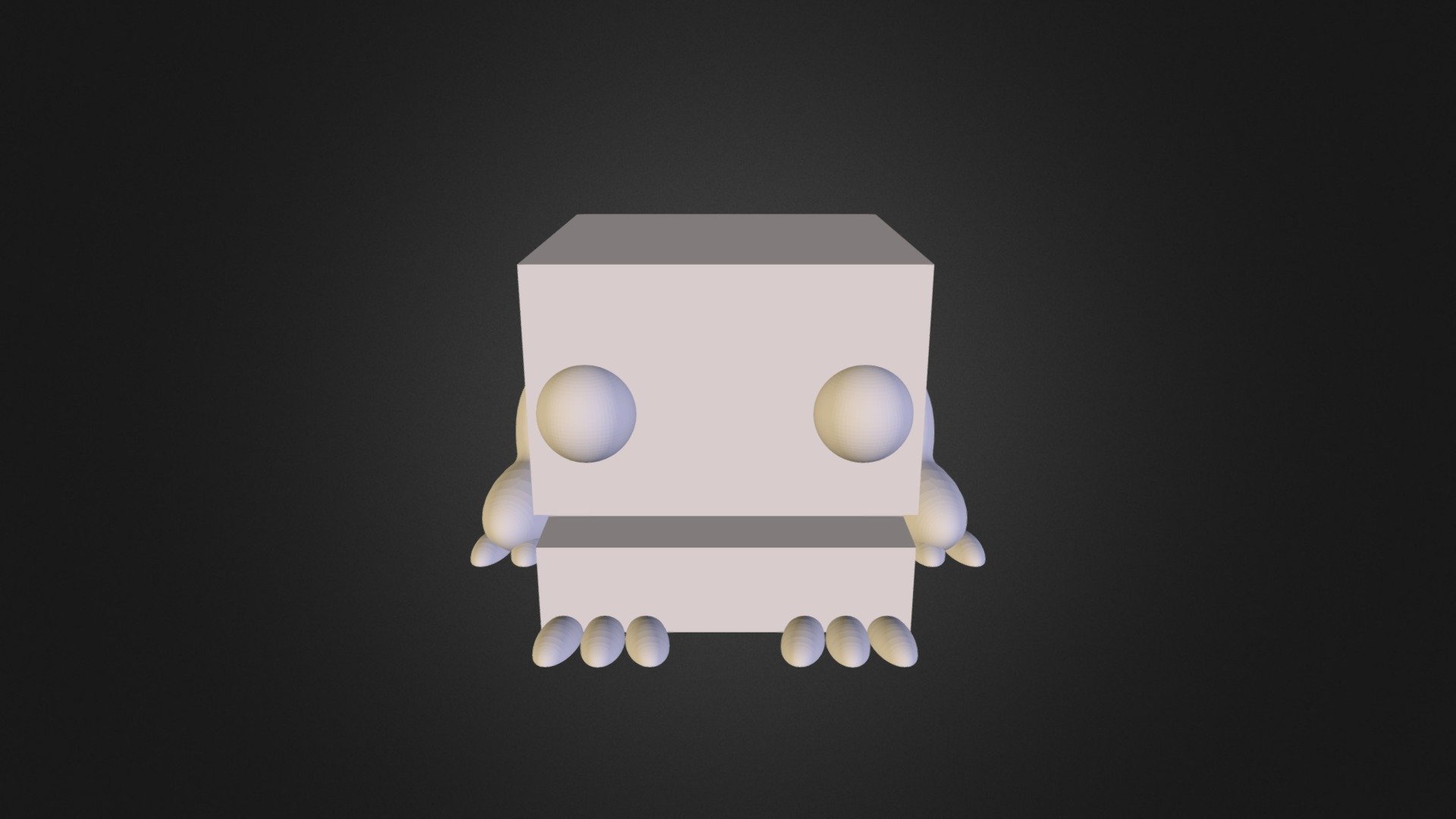 Cube Frog - 3D model by 3dindustries [08ac8cc] - Sketchfab