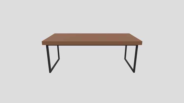 Bedroom Desk Diorama(SHADED) 3D Model