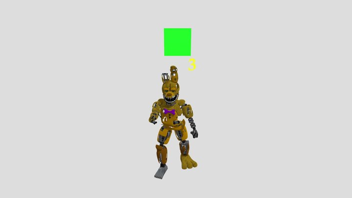 old springbonnie 3D Model