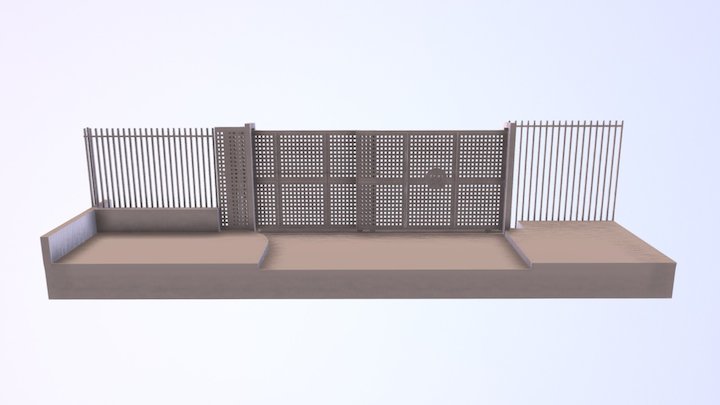 שער גורר שער 3D Model