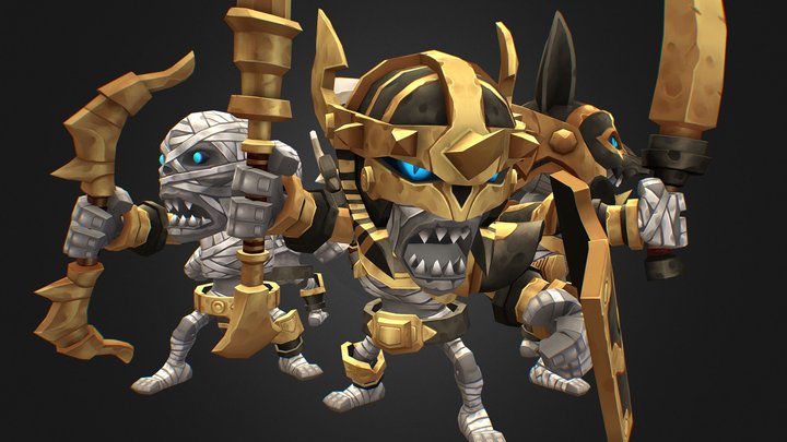 Minions Series - Mummy 3D Model