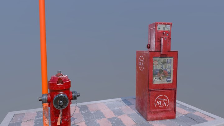 Street Scene 3D Model
