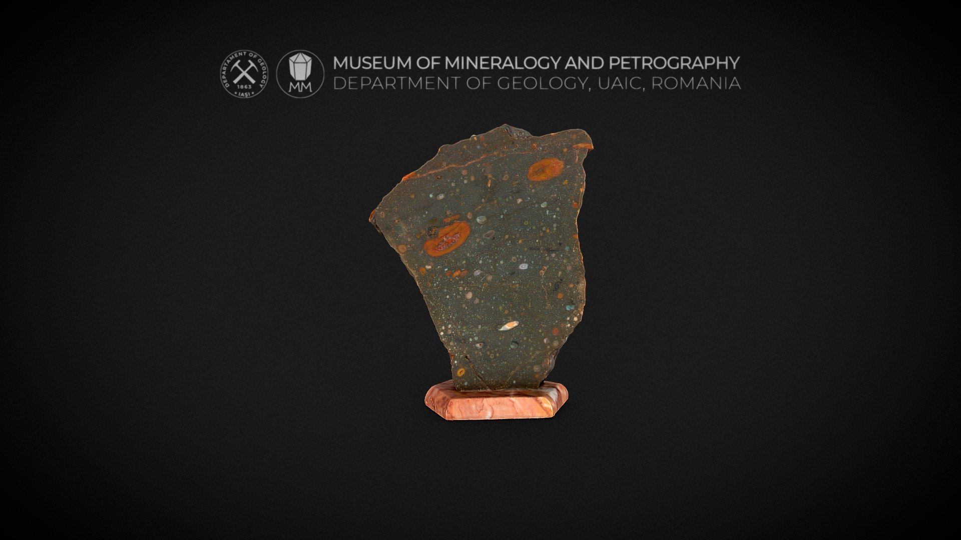 Funny Basalt with Chalcedony and Jasper eyes - 3D model by Museum of ...