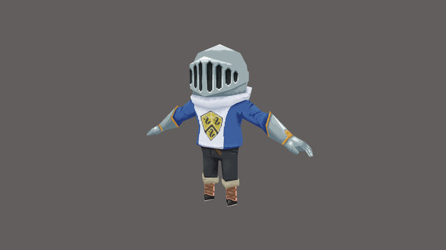 Modern Hoodie Knight 3D Model