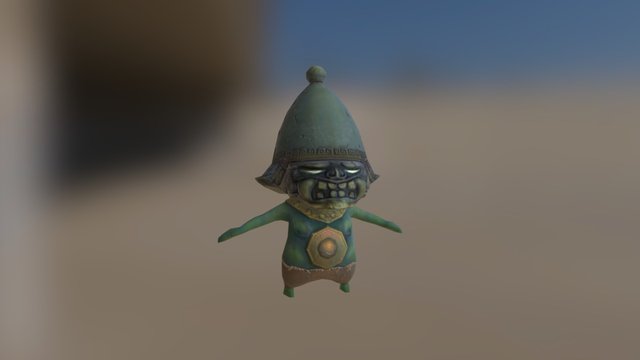Temple Goblin 3D Model