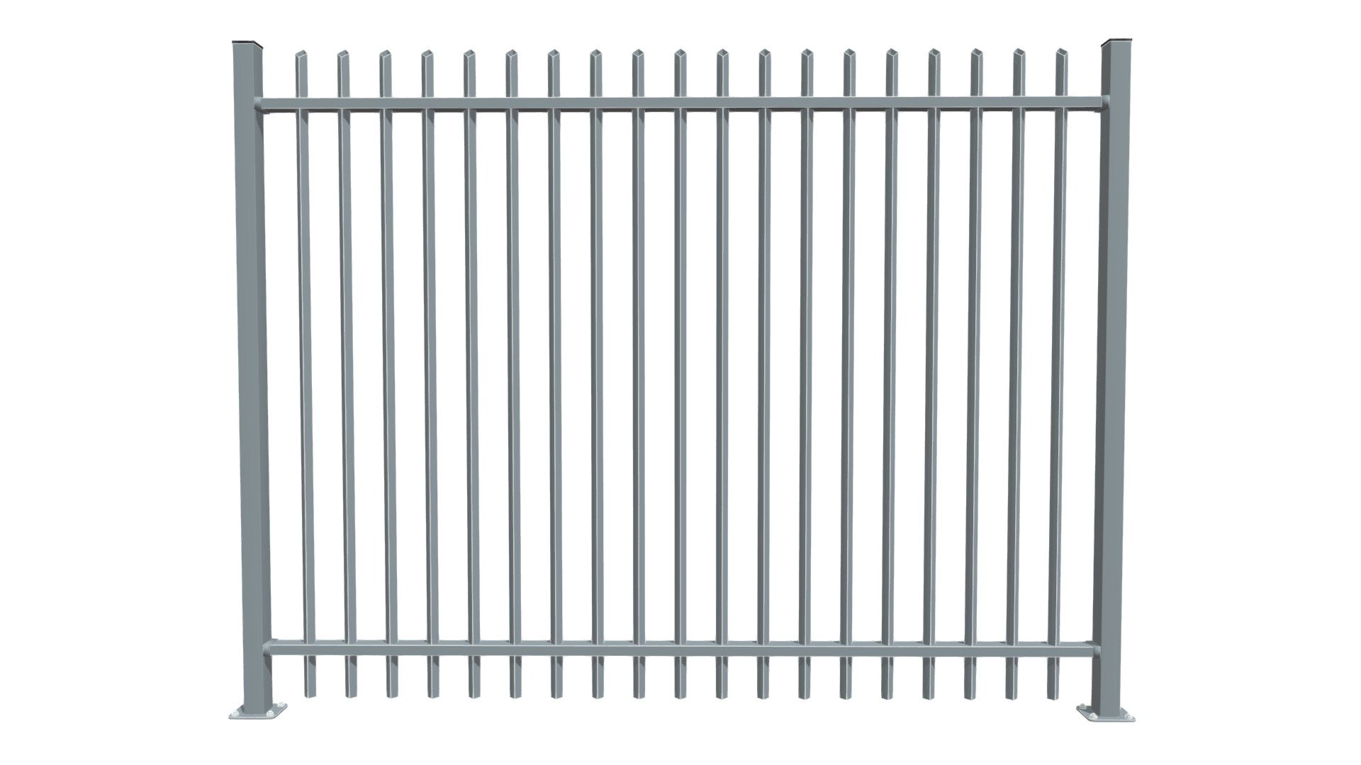 Barreaudage Sydney Carre 45 Biaise - Sur platine — Sketchfab embed 3D viewer