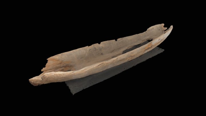 canoa monóxila MAPI (colección Nussbaum) 3D Model