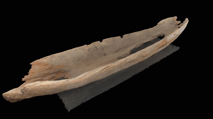 canoa monóxila MAPI (colección Nussbaum) 3D Model