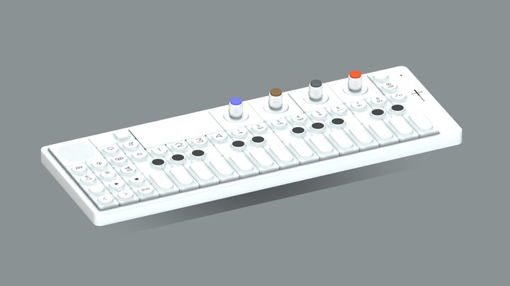 OP-1 Teenage Engineering 3D Model