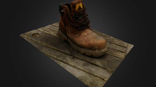 Old Boot 3D Model