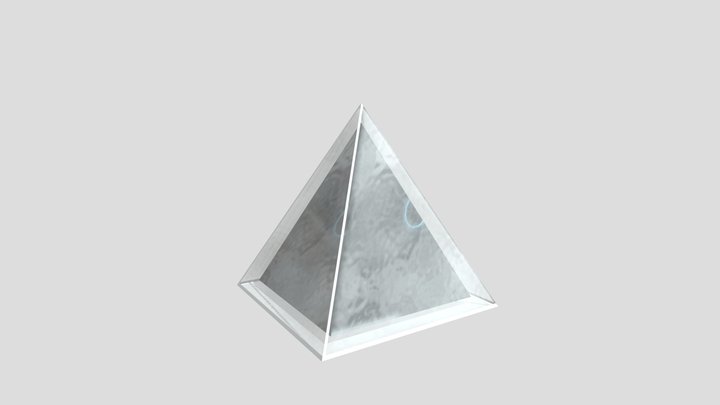 Pyramid Cafè transparent 3D Model