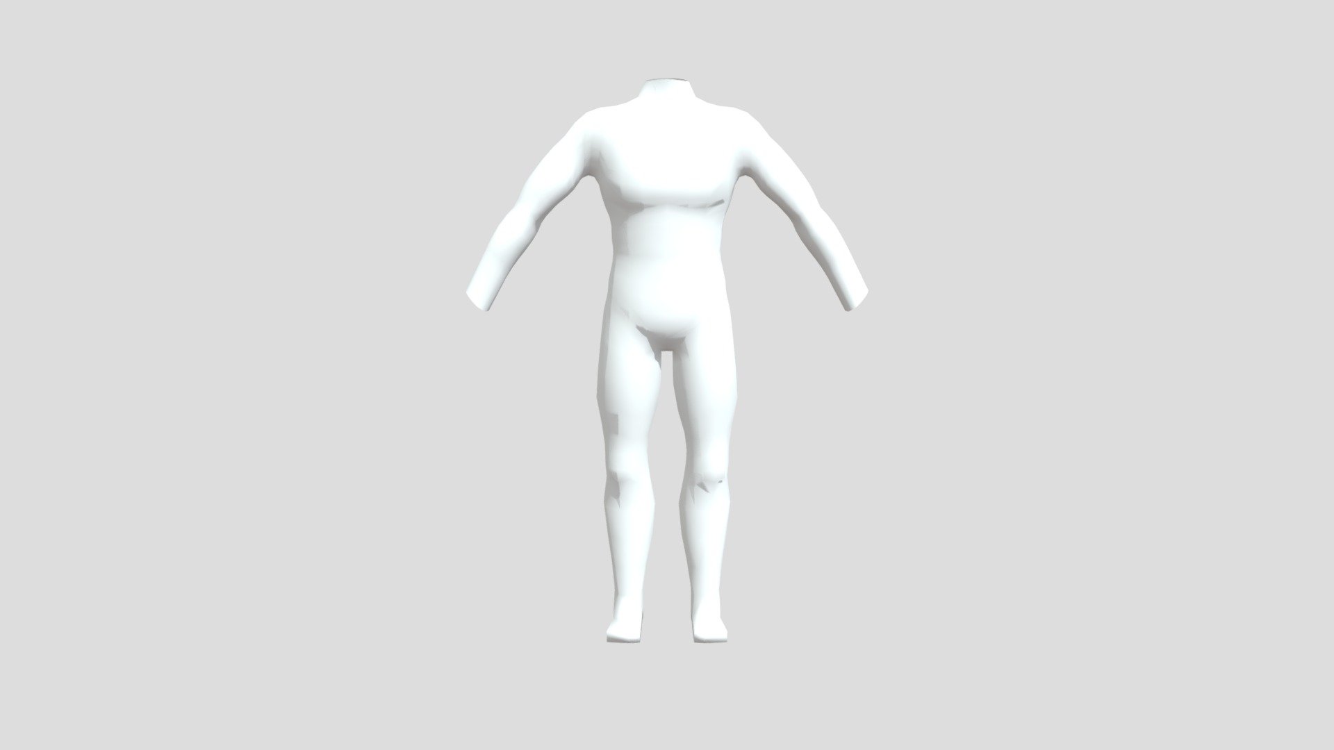 Man Base Mesh - 3D model by izzytii [08b4f59] - Sketchfab