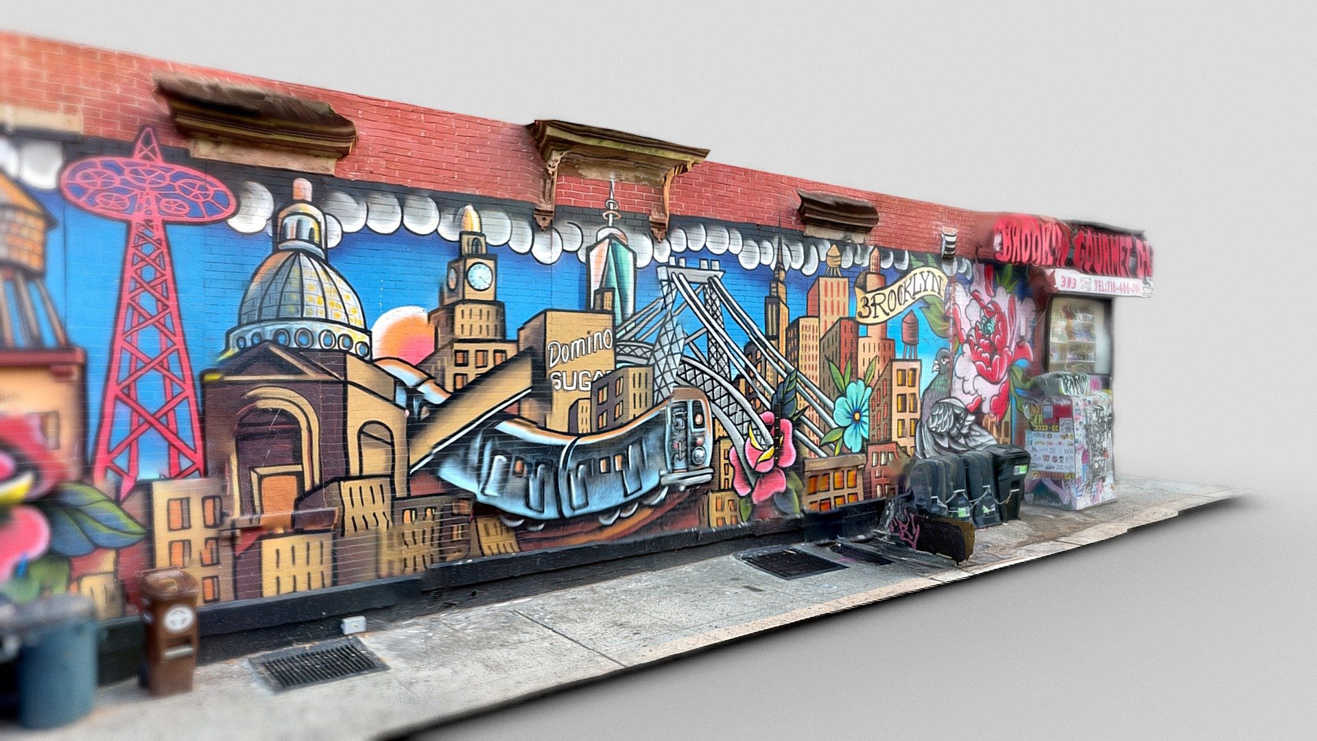 Domino mural