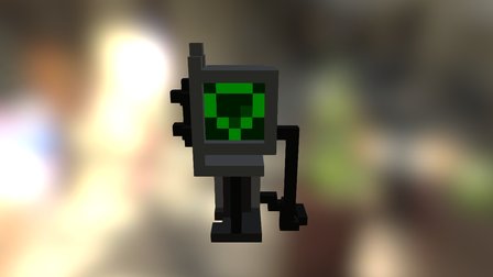 Voxel Alien Motion Scanner 3D Model