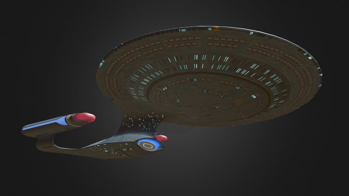 Star Trek - Galaxy class 3D Model