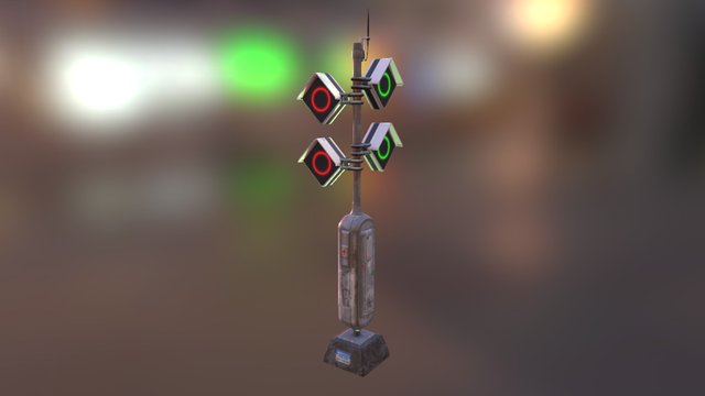 Traffic Light 3D Model