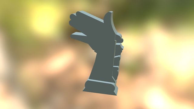 Horse Hand 3D Model