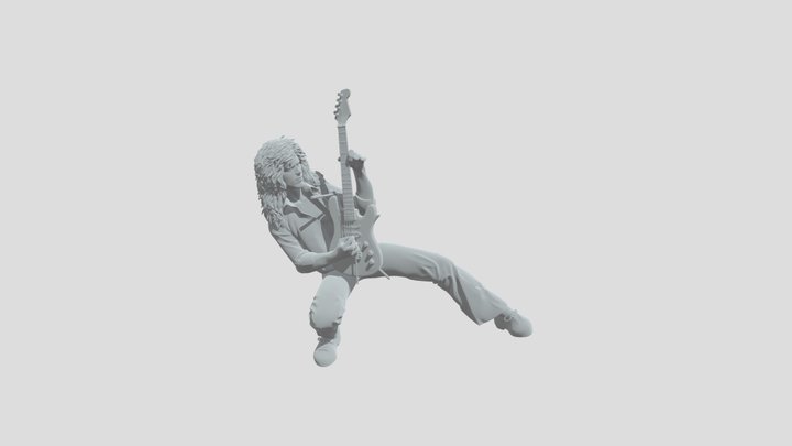 Eddie Rocking 3D Model