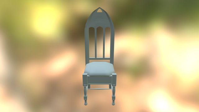 Gothic Chair 3D Model