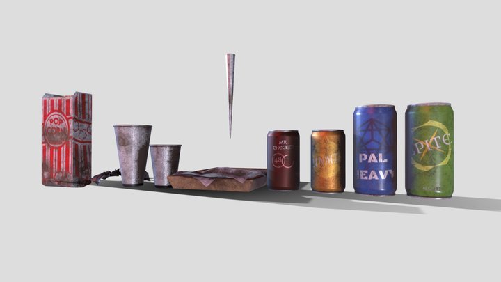 Popcornbox 3D models - Sketchfab