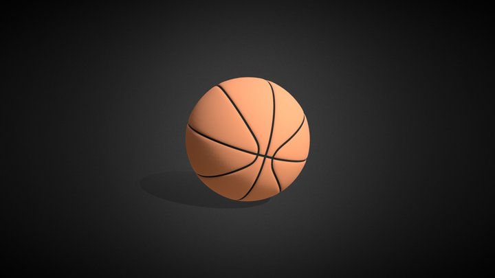 Simple Basketball 3D Model 3D Model