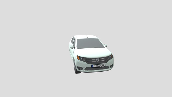 Dacia Logan 2012 3D Model