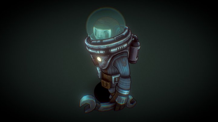 космонавт 3D Model