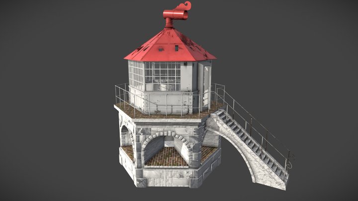 Lighthouse Norway 3D Model