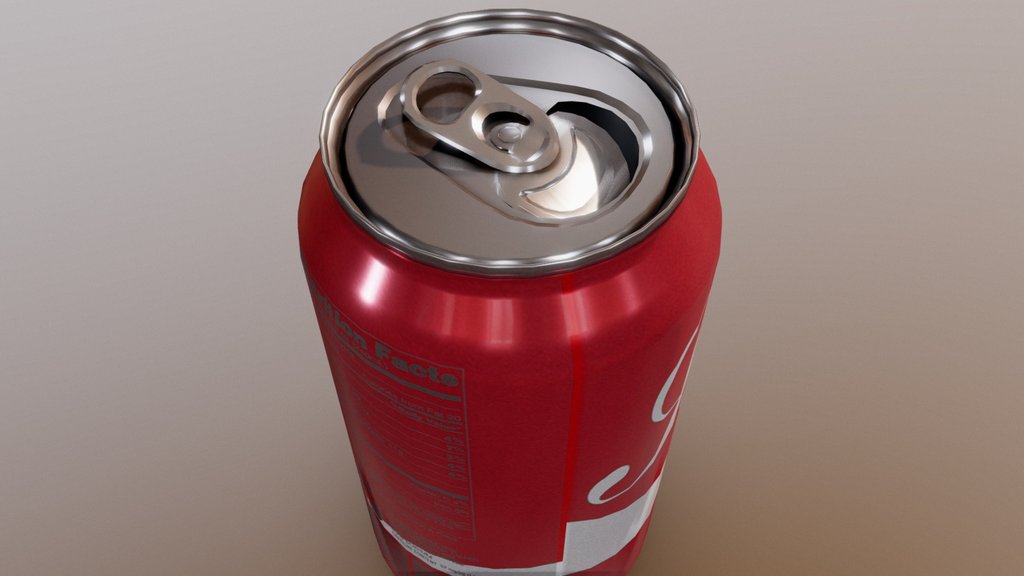Soda Can (High Poly)