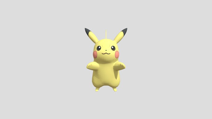 Pikachu 3D Model