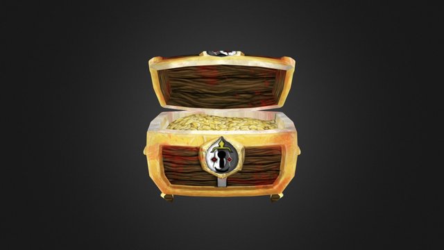 Hand Painted Chest (DMU Year 1) 3D Model