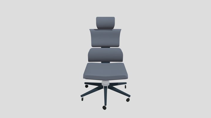 Museum/Police Station - Ergonomic Chair 3D Model