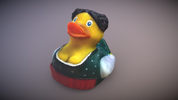 platic duck toy. 3D Model