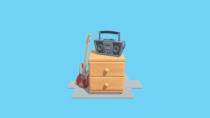 Music Assets from Fly Away 3D Model
