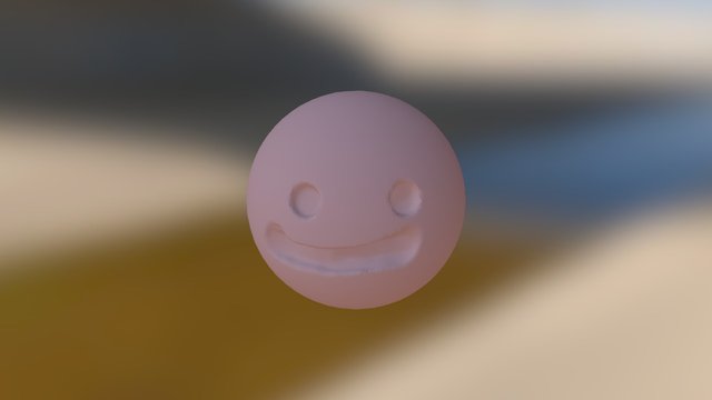 Smiley Face 3D Model