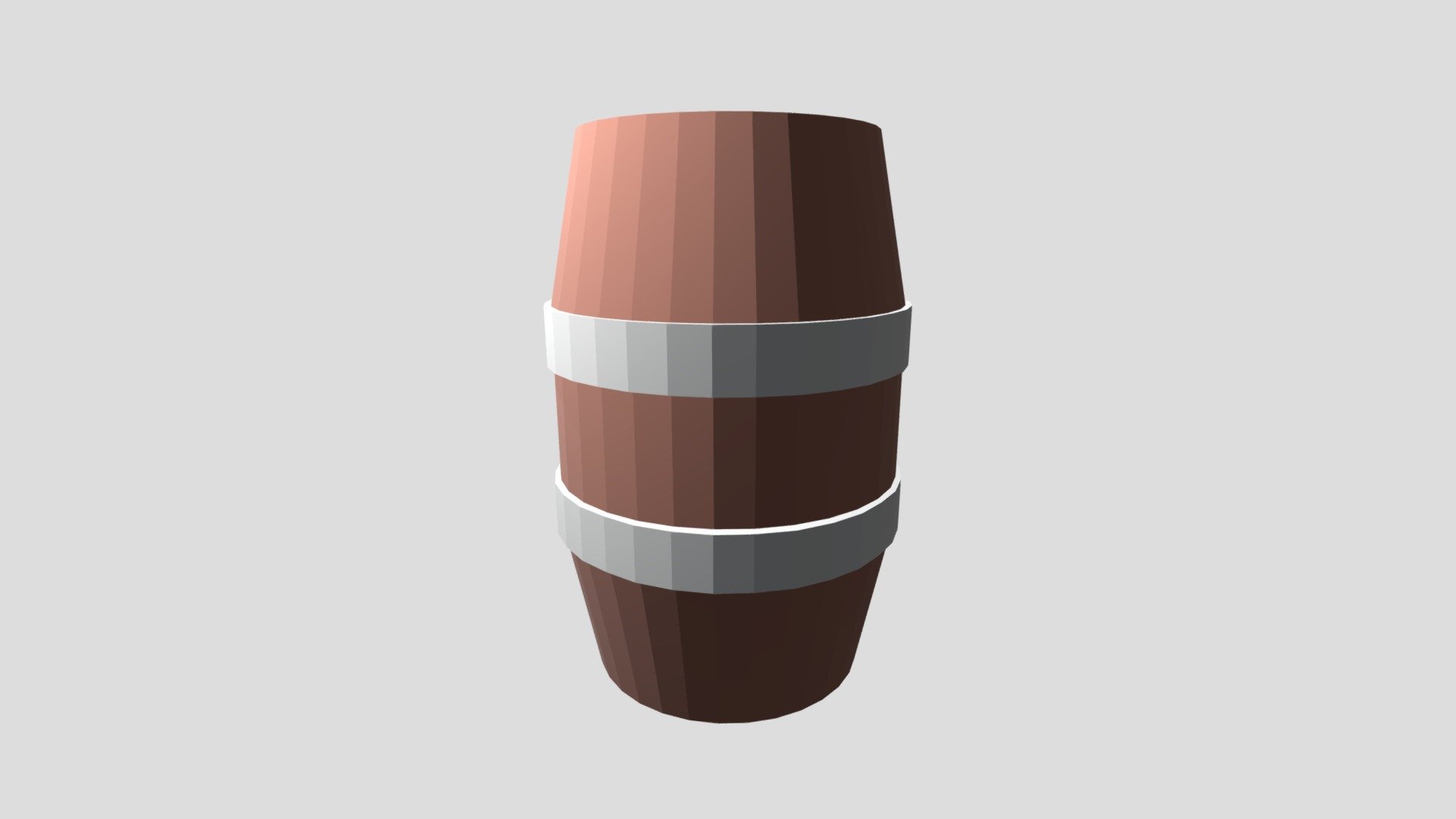 Low Poly Barrel