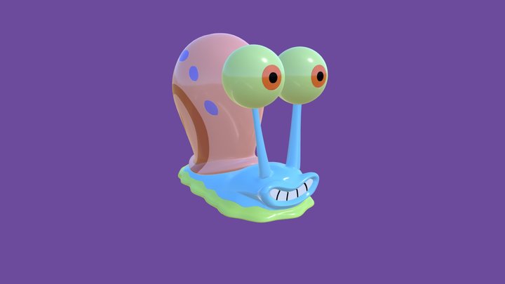 Gary the snail 3D Model